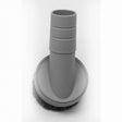 Flexaust 40504 Dust Brush, 1.5 Inch x 3 Inch, Gray for industrial vacuum cleaning systems