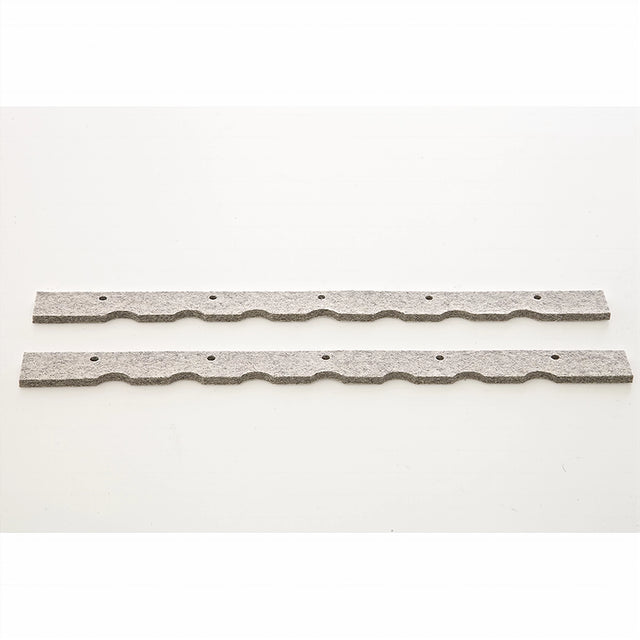 Flexaust 532FSCPK Replacement Scalloped Felt Felt Strip for industrial vacuum cleaning systems