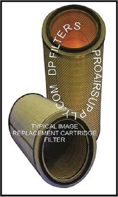 P191920 Donaldson Torit replacement cartridge filters made with 80/20 Blended FR Merv 12 Filter material