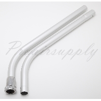 Type 1 29B Aluminum 1.5 Inch Industrial Central Vacuum Tools Two Piece Double Bend Floor Rod 56 Inches Long