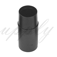 Flexaust 609BK Black Plastic  1.25 Inches by  Inches Long Connection Adapter