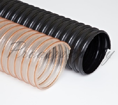 Abrasive Material Handling Hose Flx-Thane VHD Hose Flexaust Very Heavy Weight Polyurethane Hose