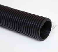 Anti static Black conductive commercial industrial central vacuum system hose to control static electricity
