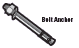 Anchor Bolt- Incl washer and hex nut 3-3/4 OAL