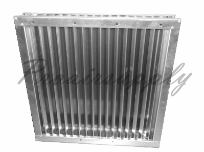 Panel Filters P2061 ALUMINUM BAFFLE FILTER - 2" After Market Replacement Replacement Filters