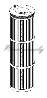 This is an aftermarket reverse pulse jet pleated bag filter cartridge for the brand Wameco part number C001PPB