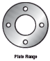 2-1/2" OD Stainless Tube Plate Flanges